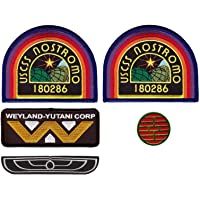 Titan One Europe - Conjunto de 4 Parches + 1 Pin Nostromo Weyland Yutani